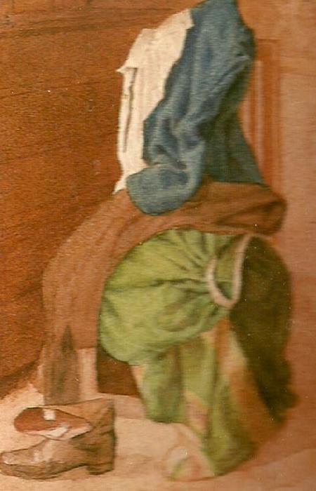 Carl Larsson draktstudie oil painting image